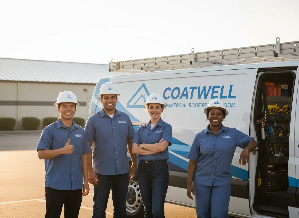Commercial roof coating company in Nettie, WV